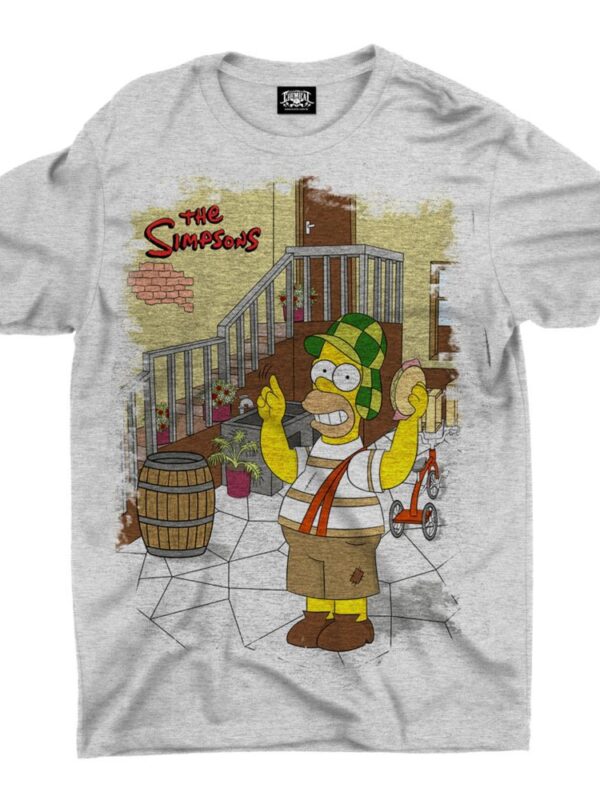 Camiseta Animes Homer Simpsons Chaves