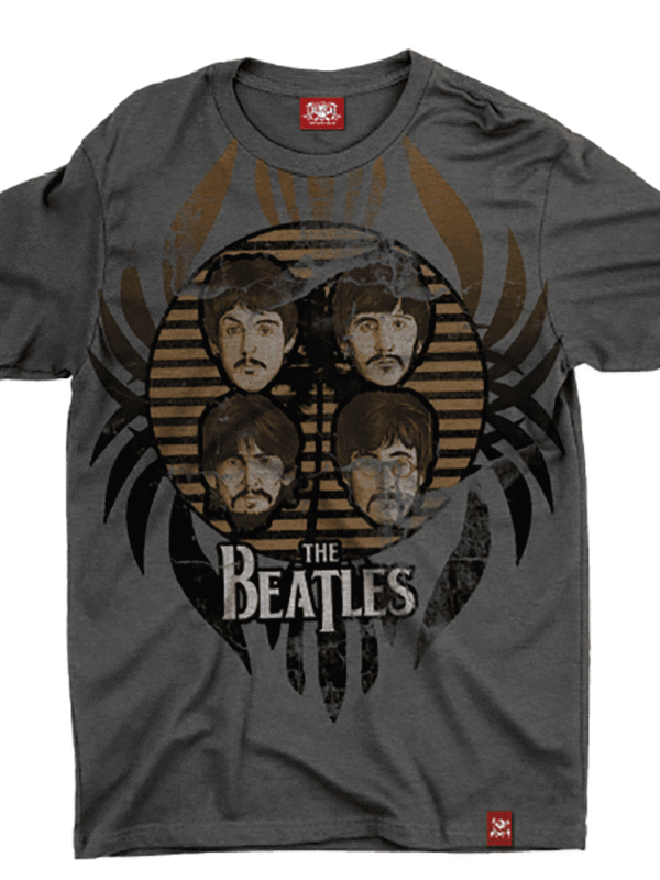 Camiseta Estampada Beatles Striped