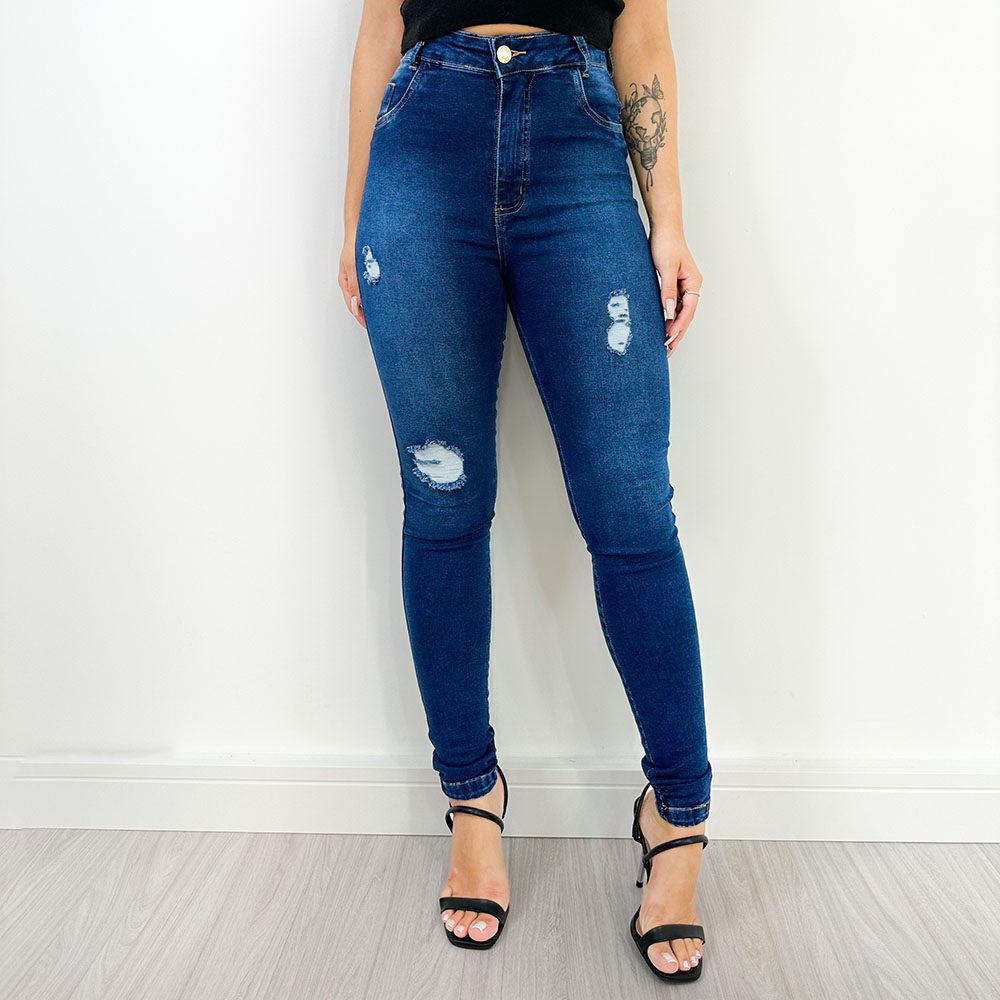 Calça Jeans Modeladora Destroyd