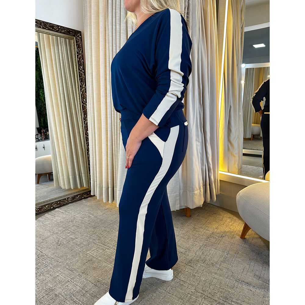 Conjunto Londres azul Marinho