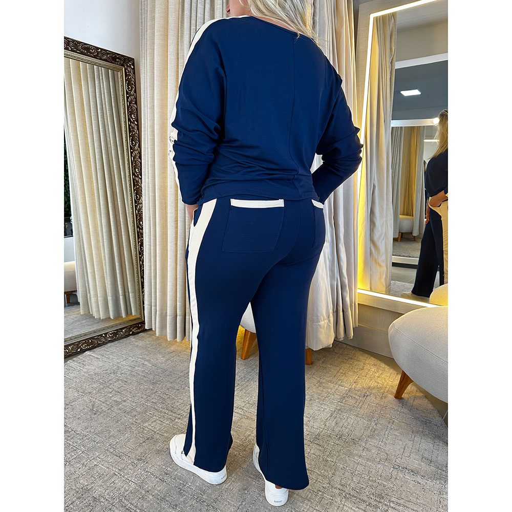 Conjunto Londres azul Marinho