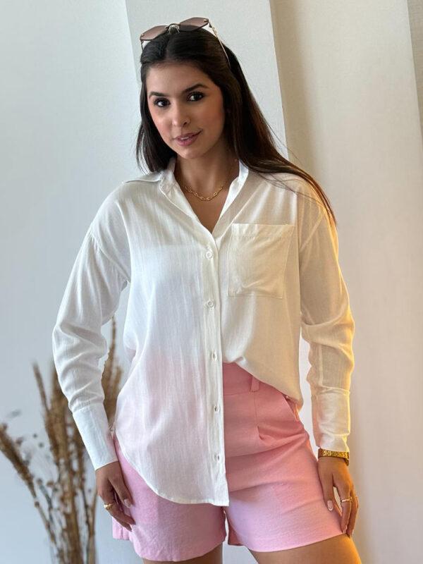 Camisa Viscolinho Branco