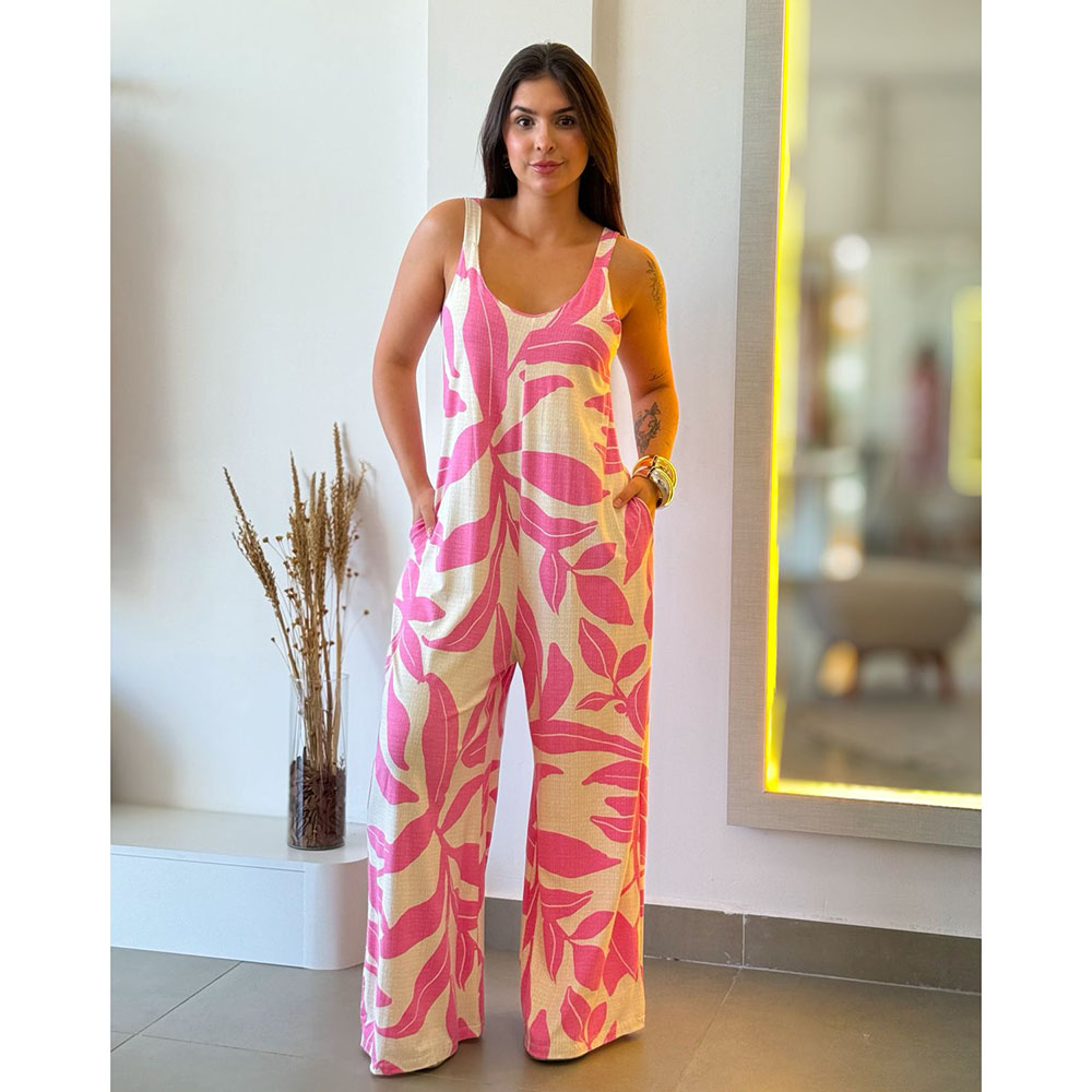 Macacão Viscolycra Estampa 38