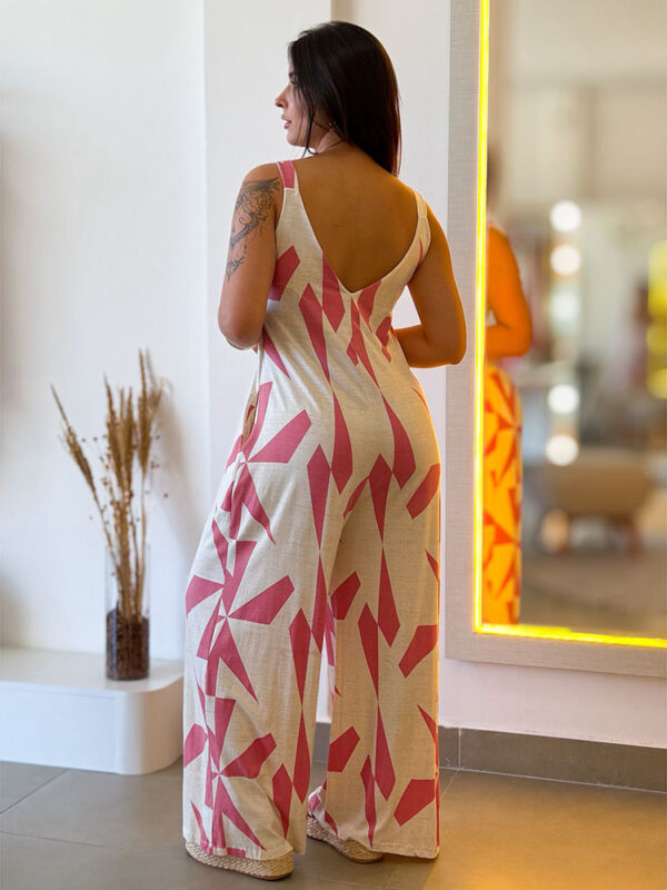 Macacão Viscolycra Estampa 43