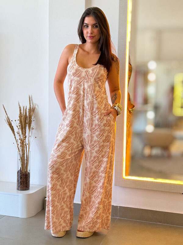 Macacão Viscolycra Estampa 36