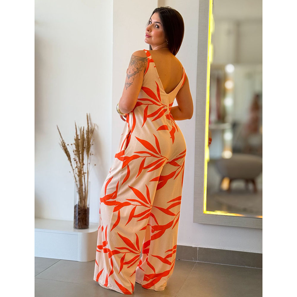 Macacão Viscolycra Estampa 42