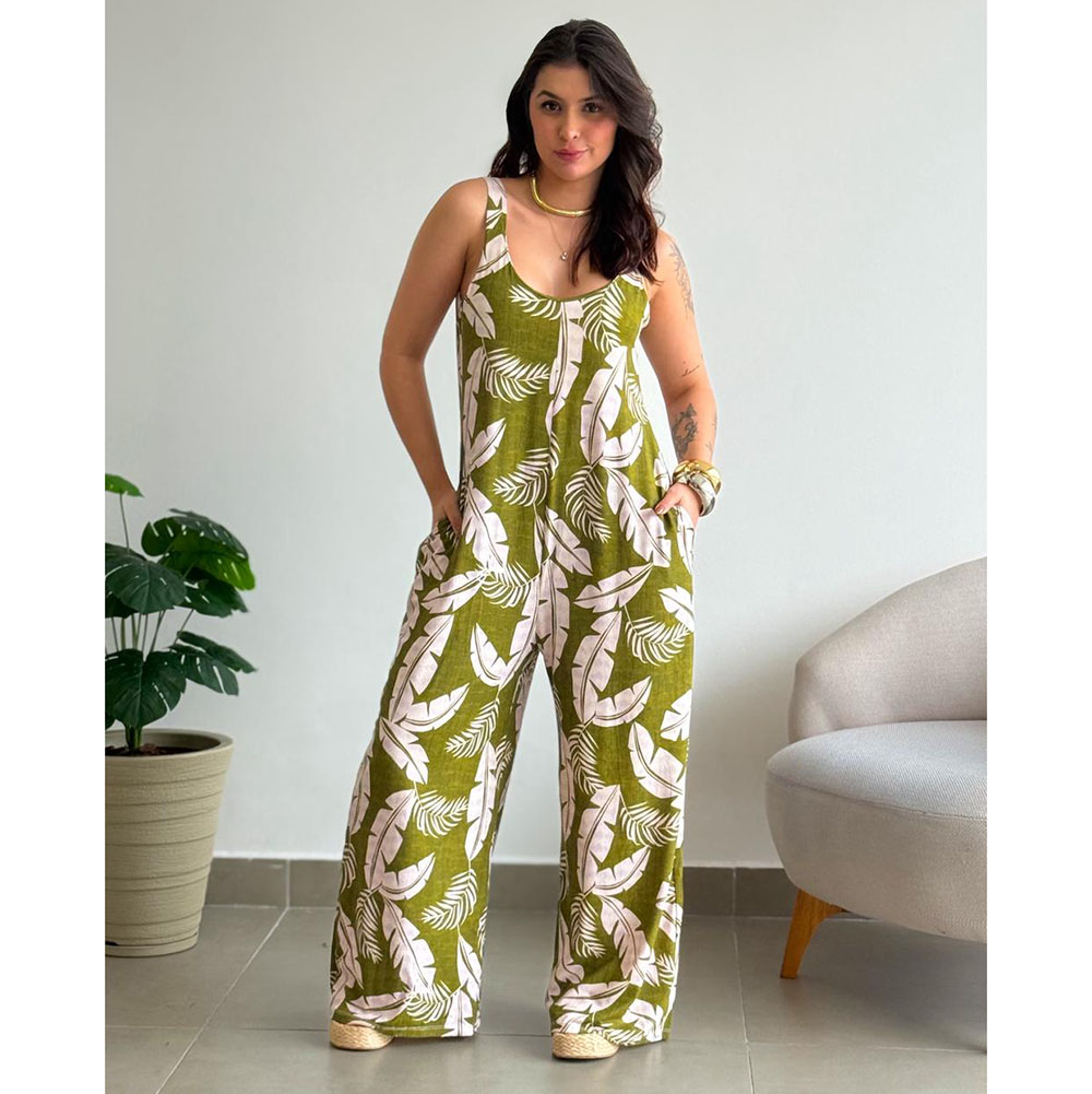 Macacão Viscolycra Estampa 24