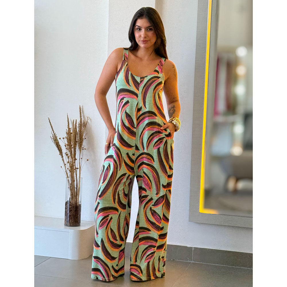 Macacão Viscolycra Estampa 41