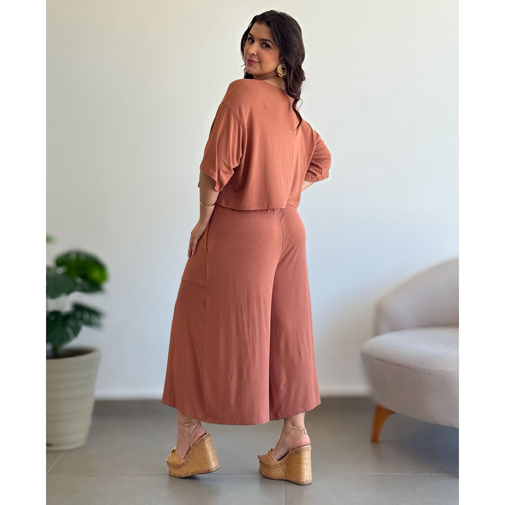 Conjunto Pantacourt Cappuccino