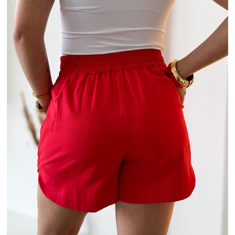 Short Social Marrant Vermelho
