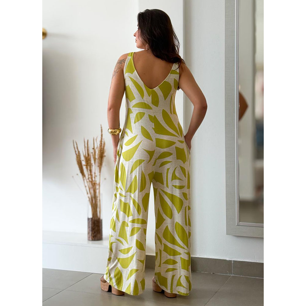 Macacão Viscolycra Estampa 52