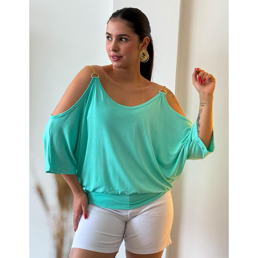 Blusa Corrente Verde Jade