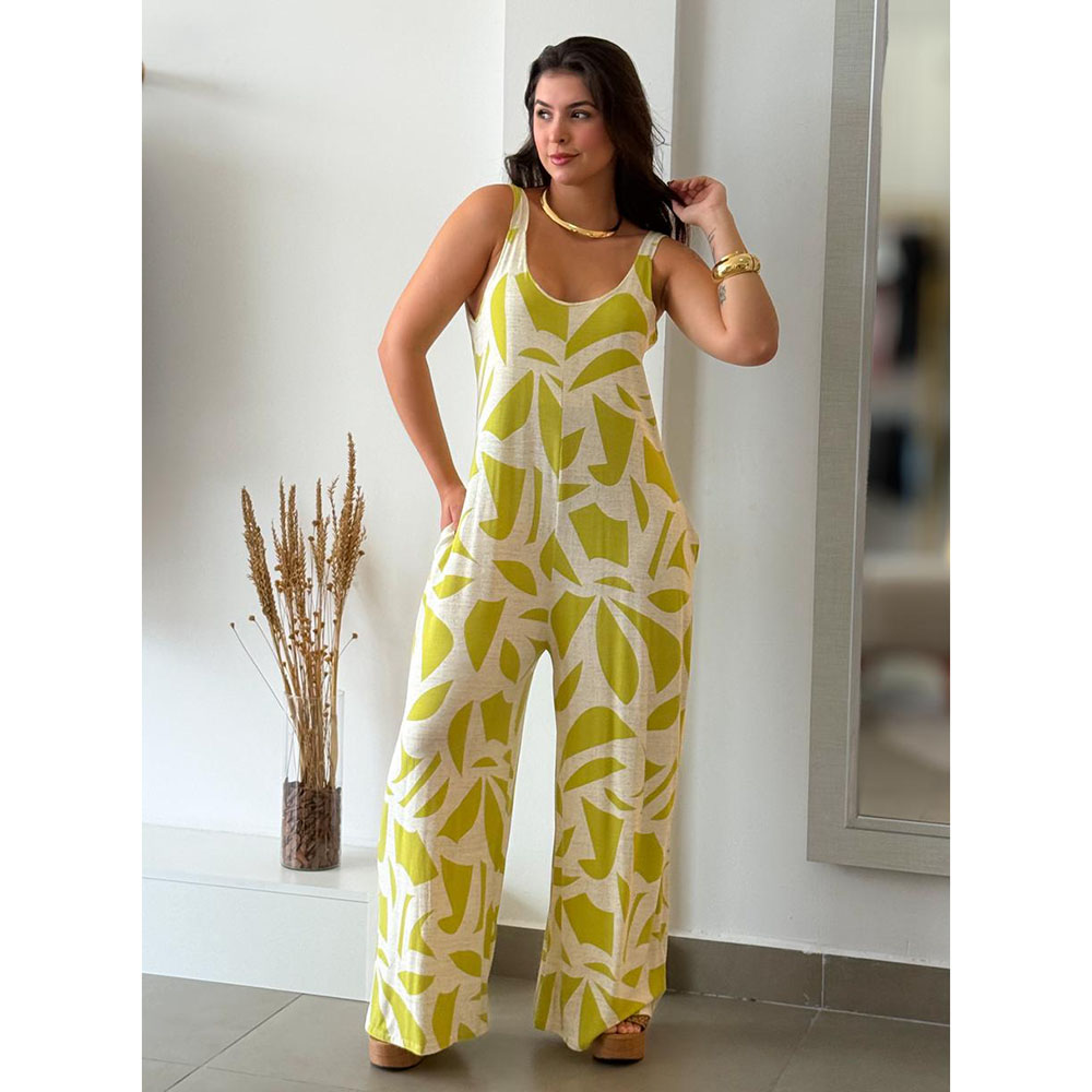 Macacão Viscolycra Estampa 52