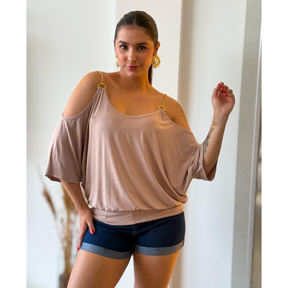 Blusa Corrente Nude