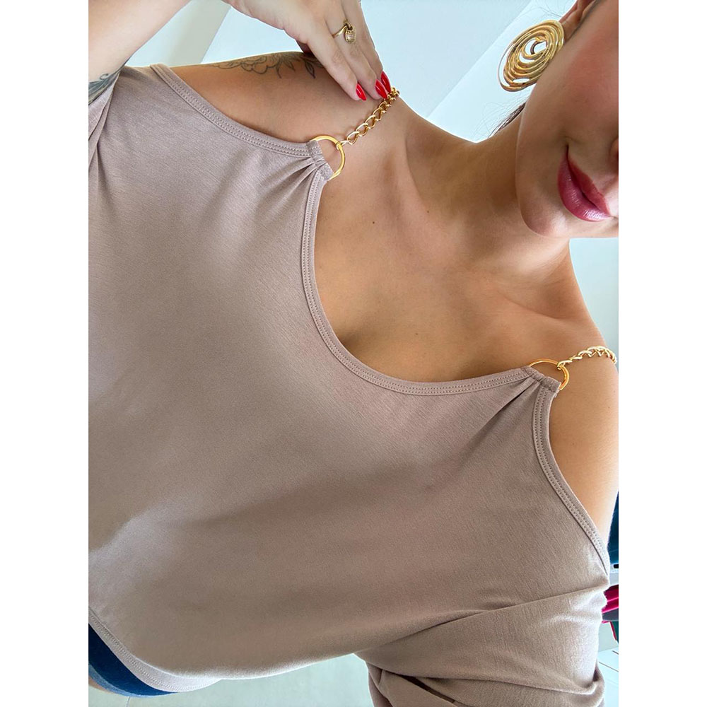 Blusa Corrente Nude