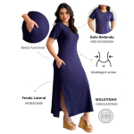 Vestido C/ Manga Moletinho Oliva