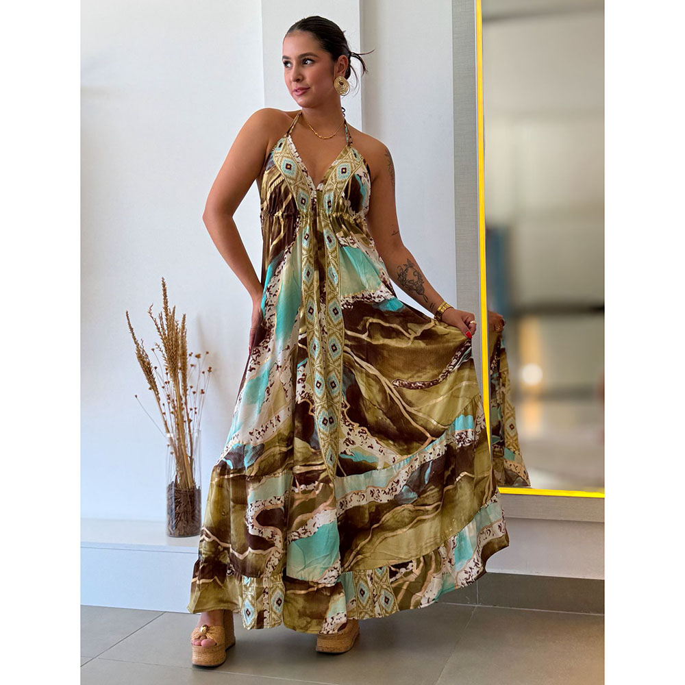 Vestido Indiano Estampa 07