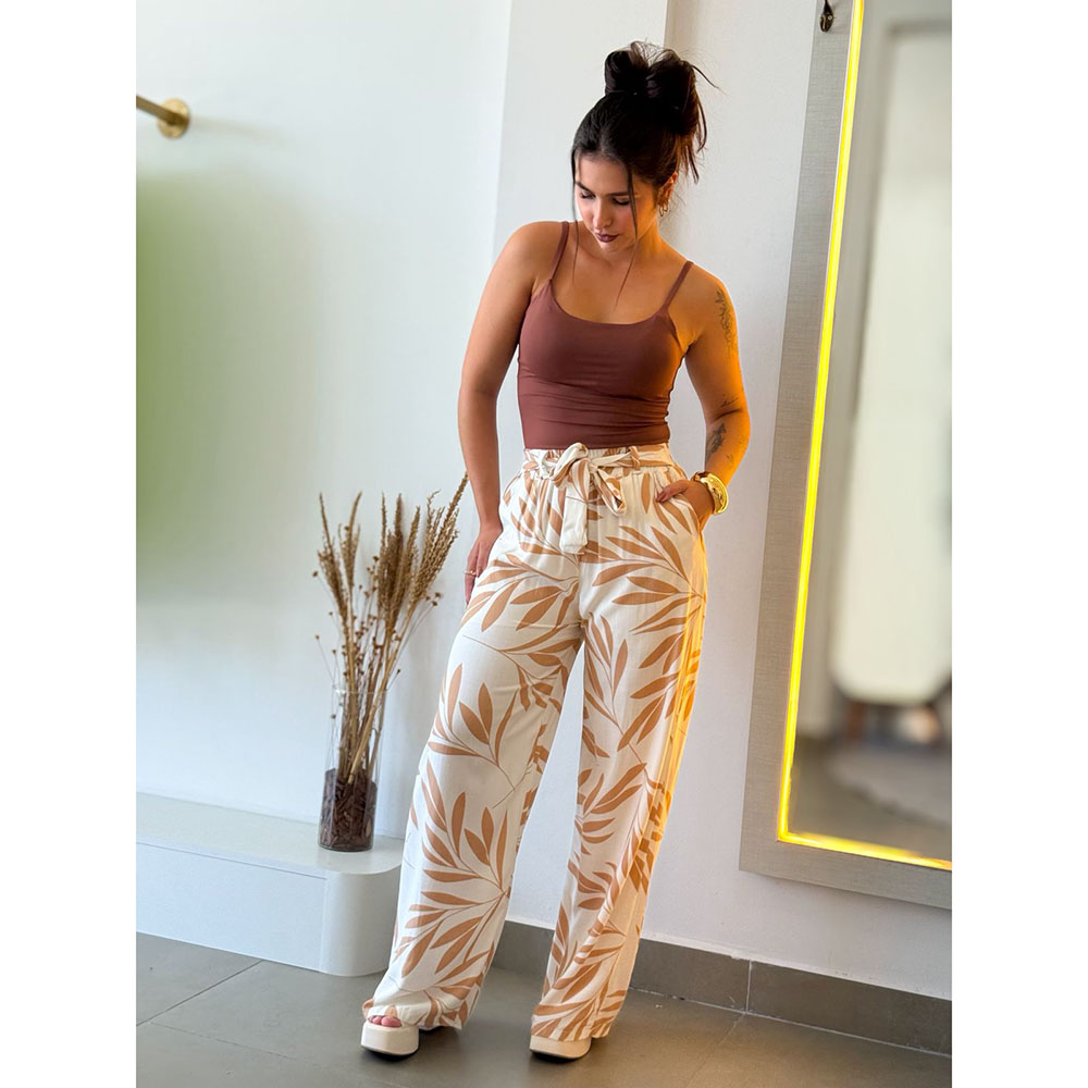 Calça Pantalona Estampa 01