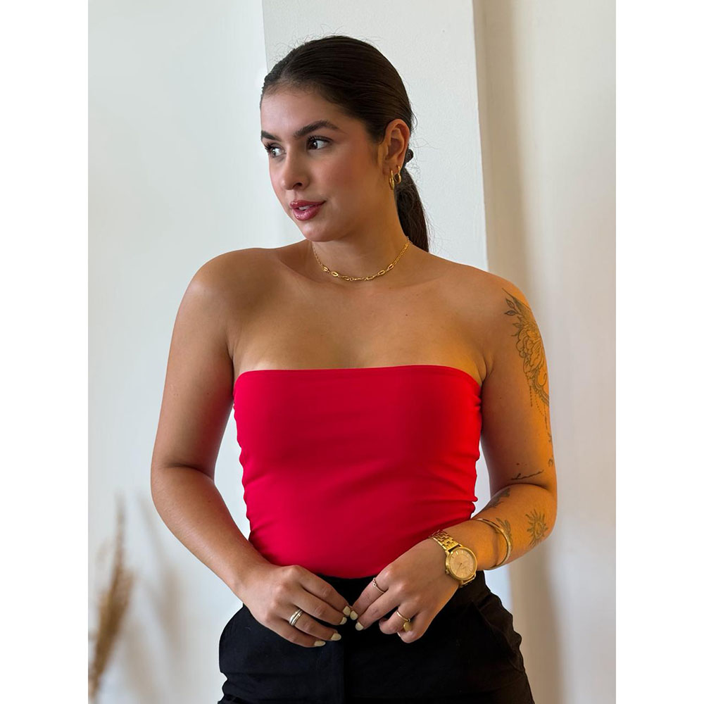 Blusa Faixa Vermelho