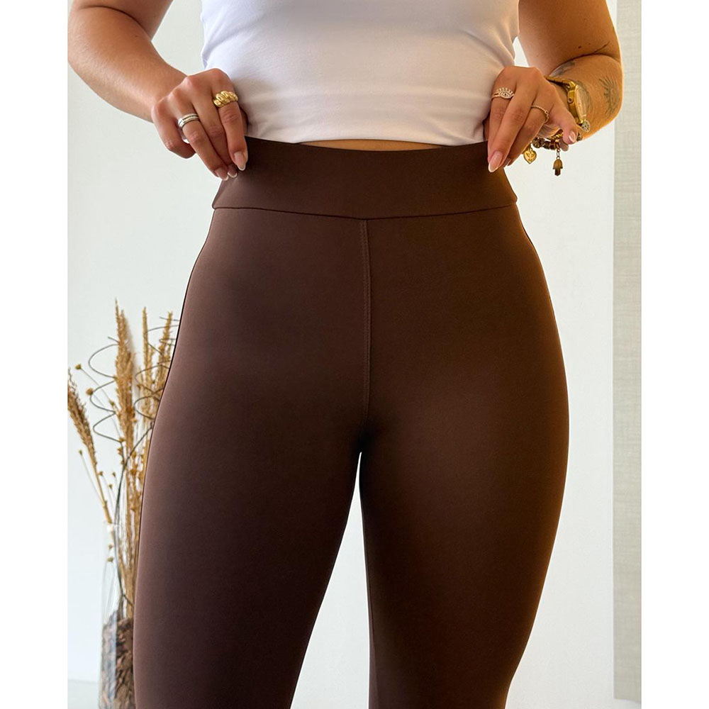 Calça Bailarina Blackout Marrom