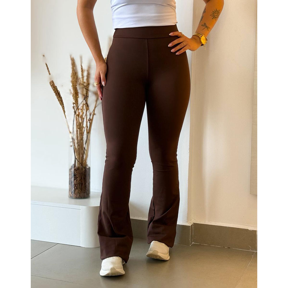 Calça Bailarina Blackout Marrom