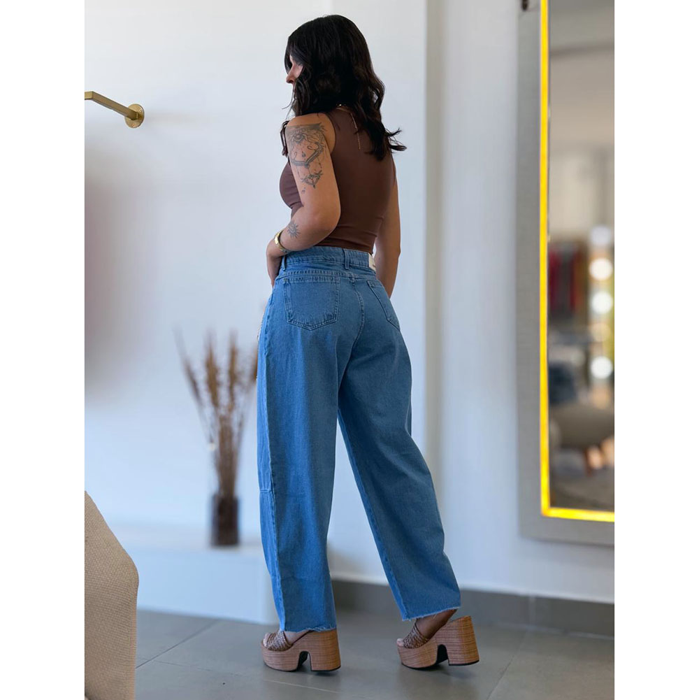 Calça Jeans Balloon