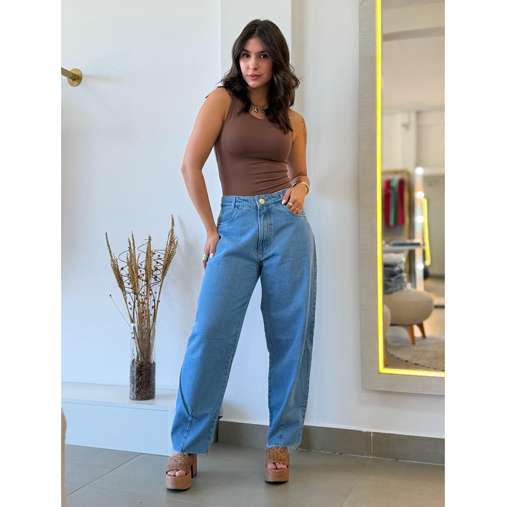 Calça Jeans Balloon