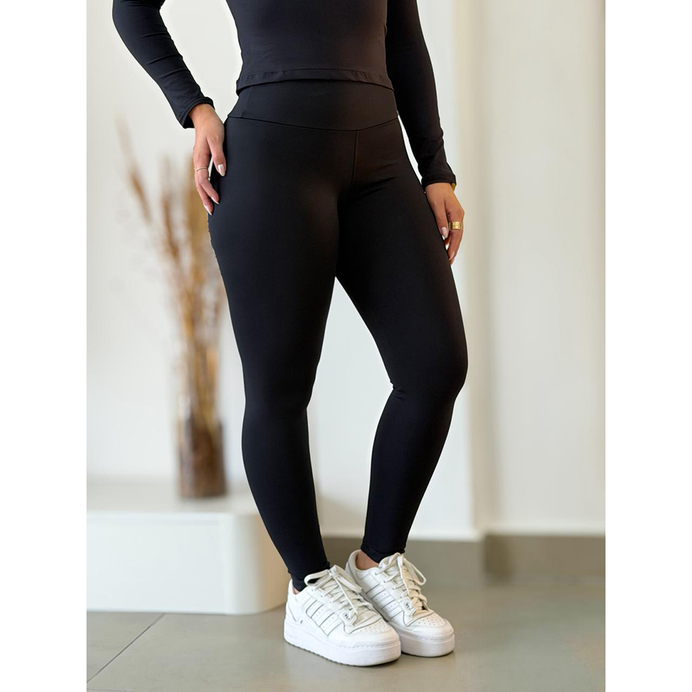 Calça Legging Basica Blackout Preta