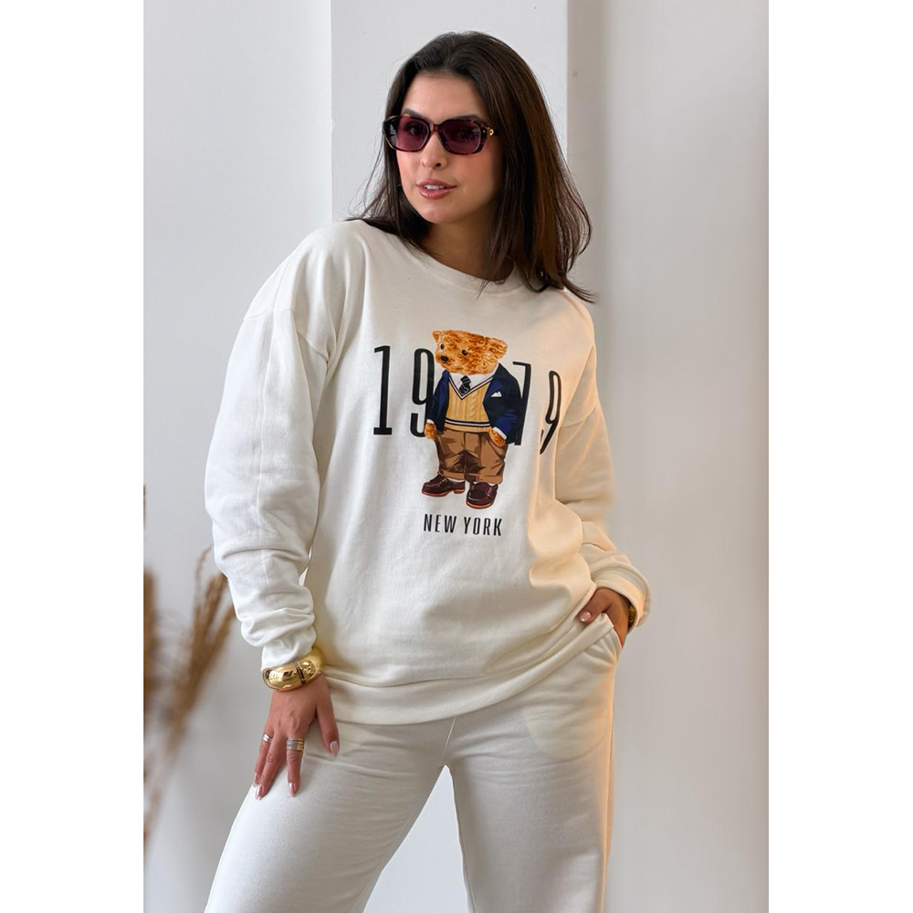 Conjunto Moletom Urso 1979 Off