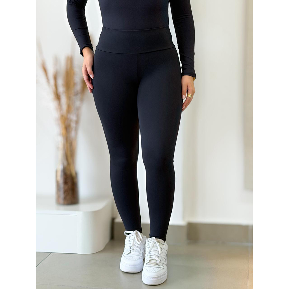 Calça Legging Basica Blackout Preta
