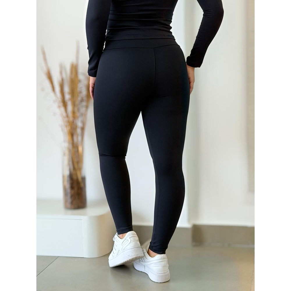 Calça Legging Basica Blackout Preta