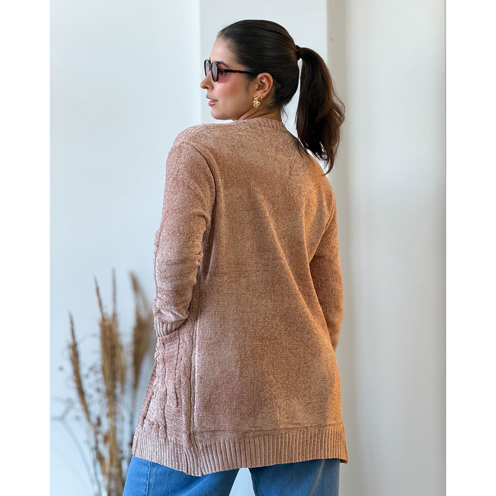 Cardigan Mousse Nude