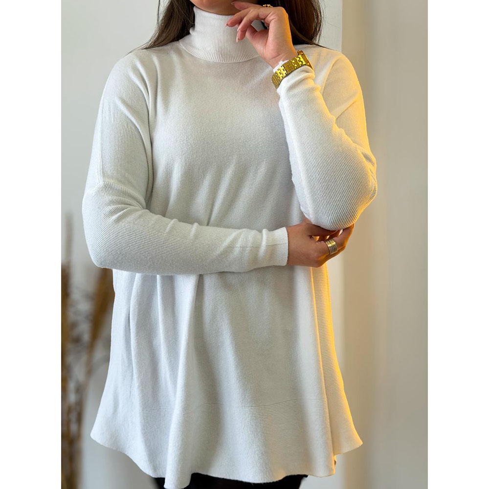 Poncho Modal Branco