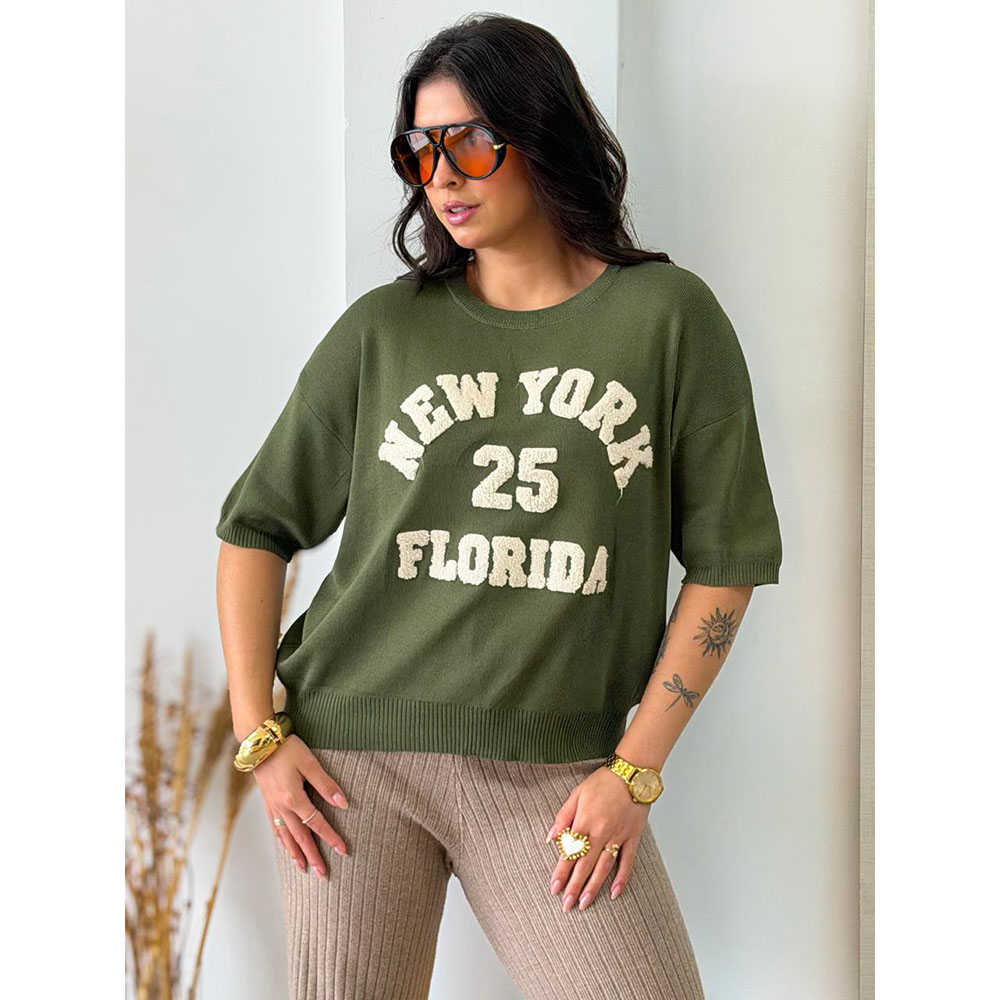 Blusa Modal New York Verde