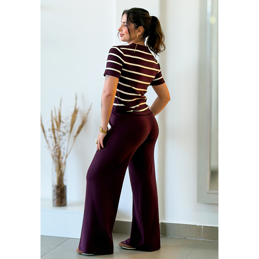 Conjunto Modal Importado Polo Vinho