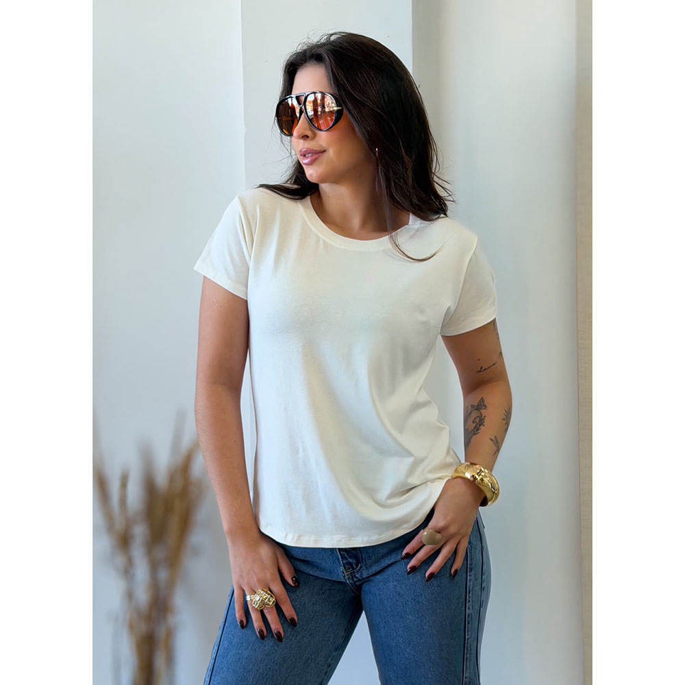 T-shirt Basic Viscolycra Off