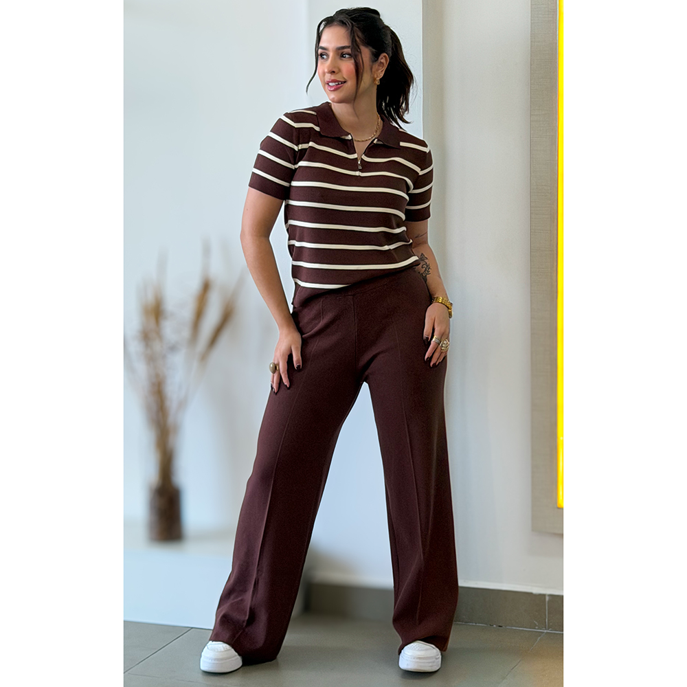 Conjunto Modal Importado Polo Marrom