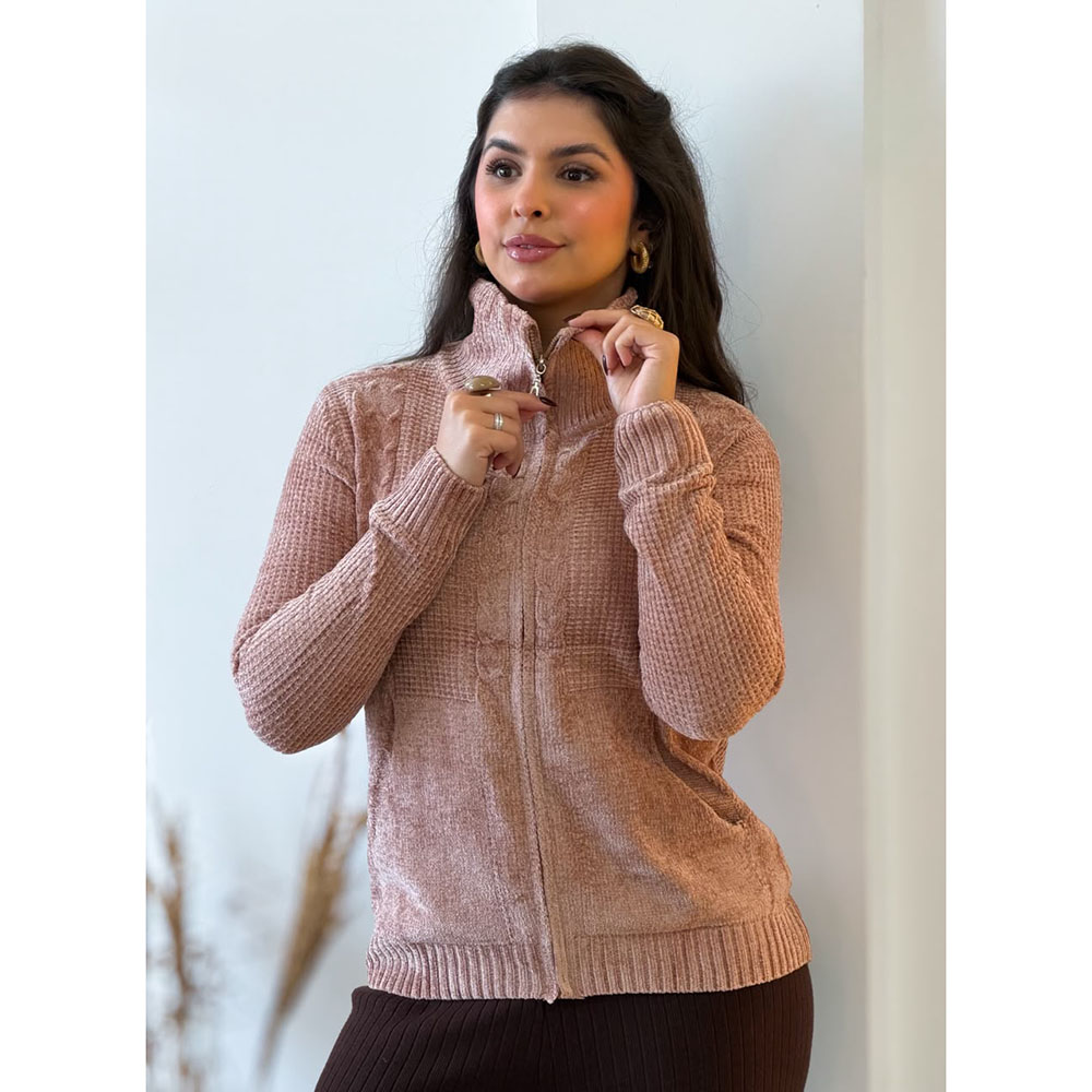 Casaco Mousse Nude