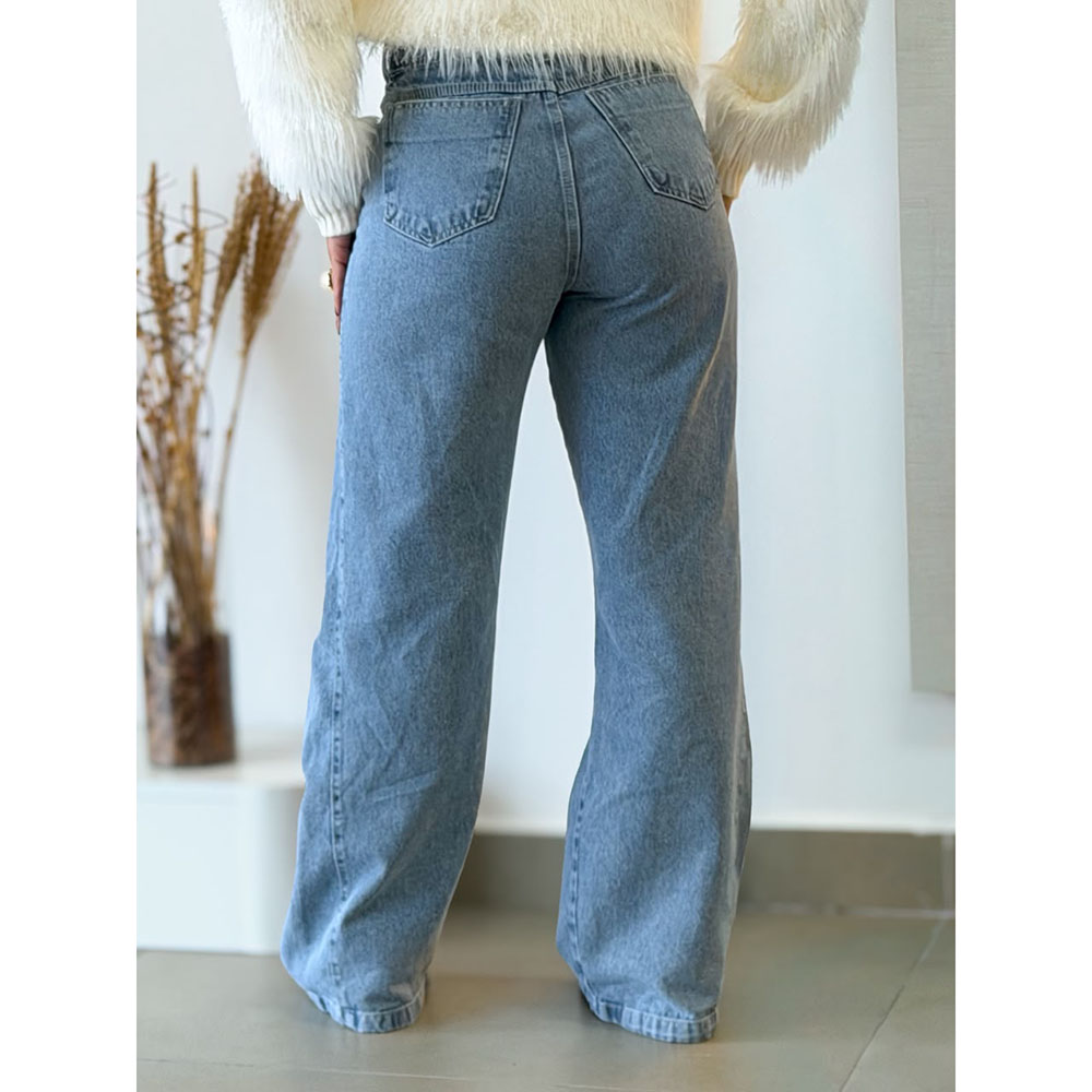 Calça Jeans Wide Leg