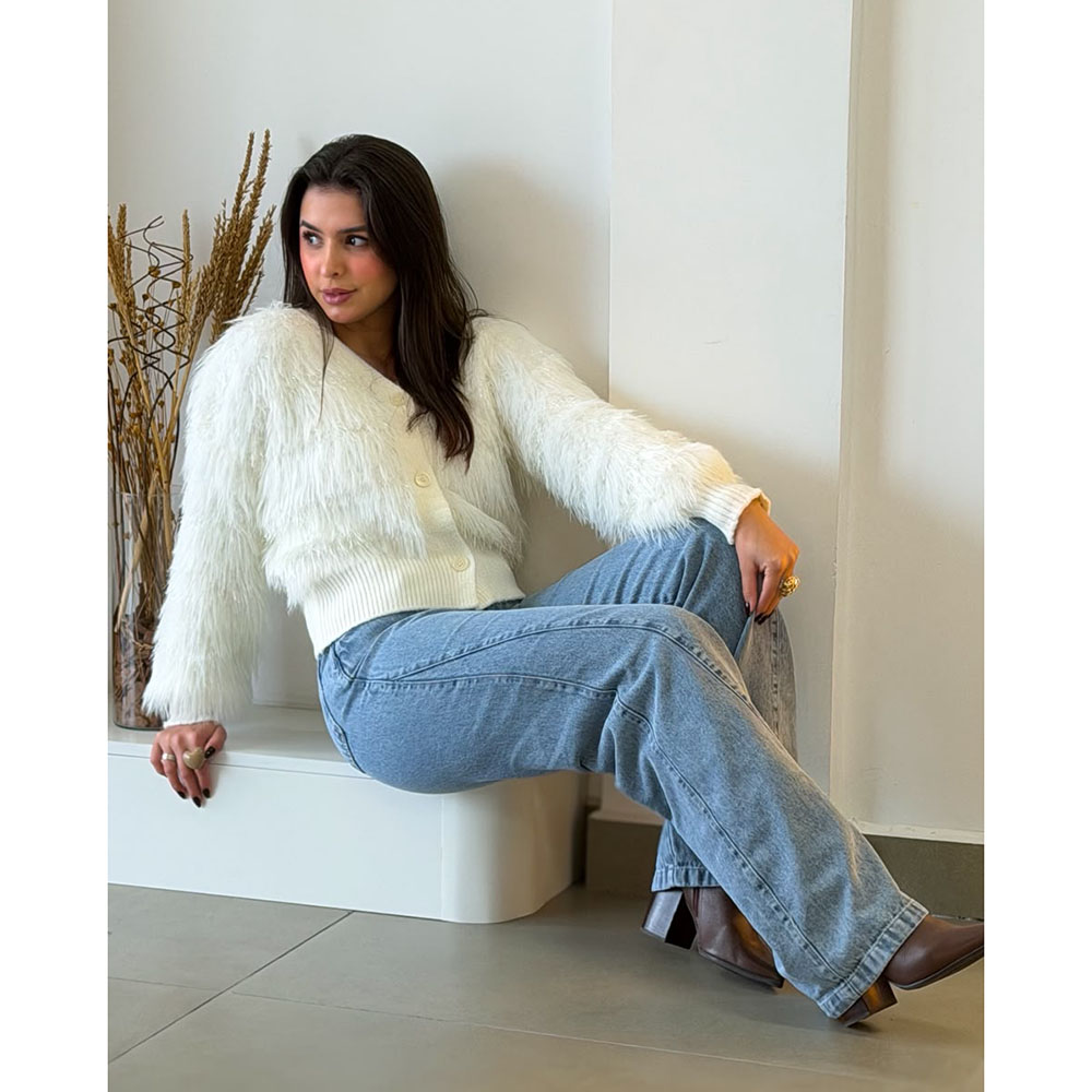 Calça Jeans Wide Leg