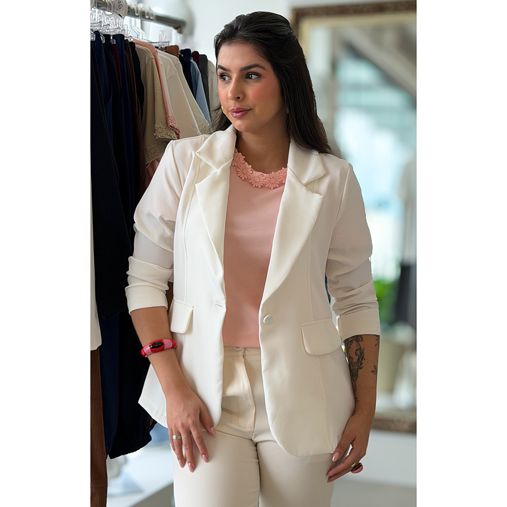 Blazer Alfaiataria Off White