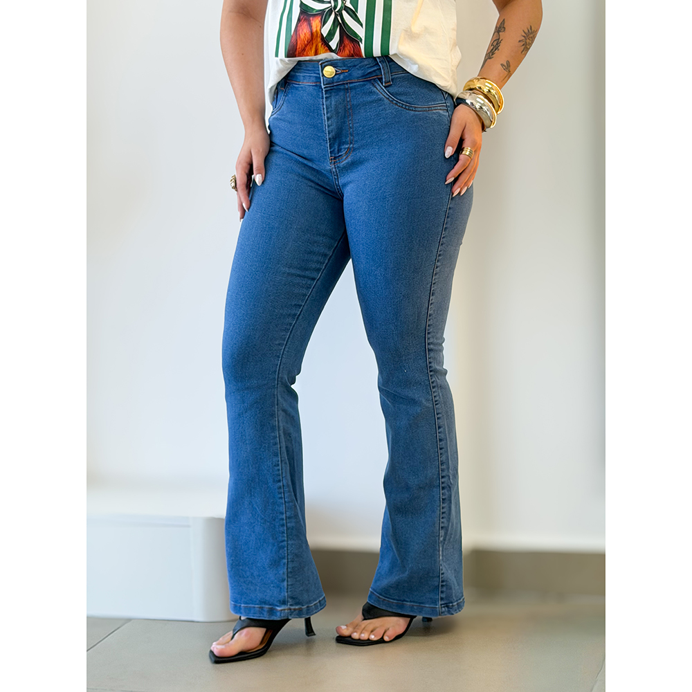 Calça Jeans Flare Petit