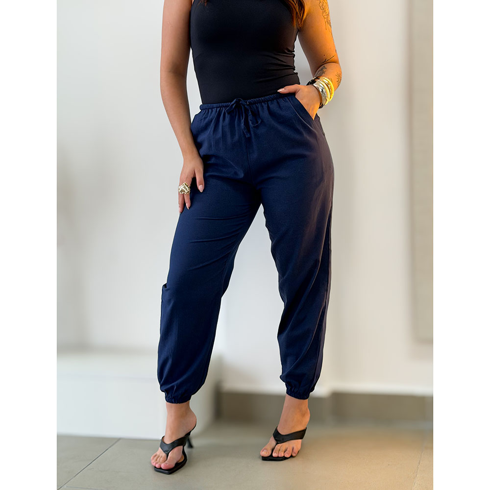 Calça Jogger Azul Marinho