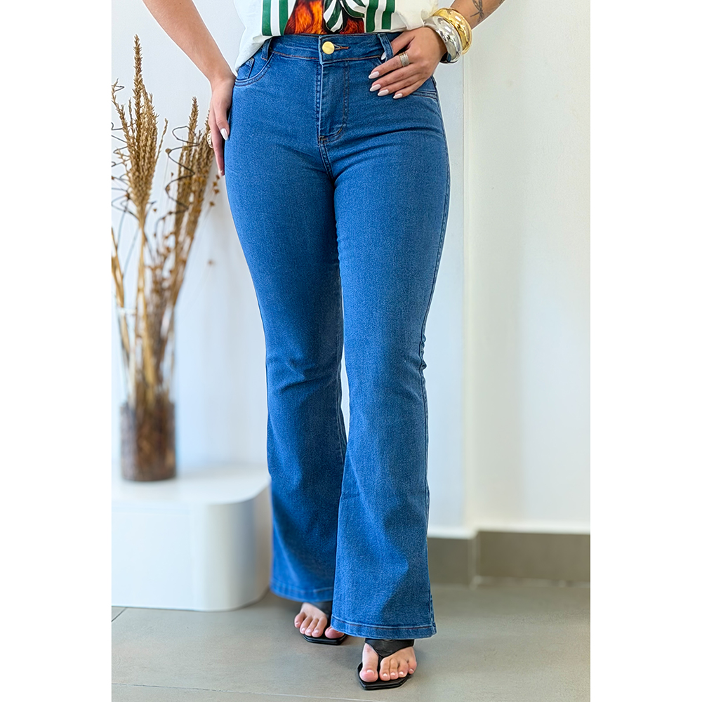 Calça Jeans Flare Petit