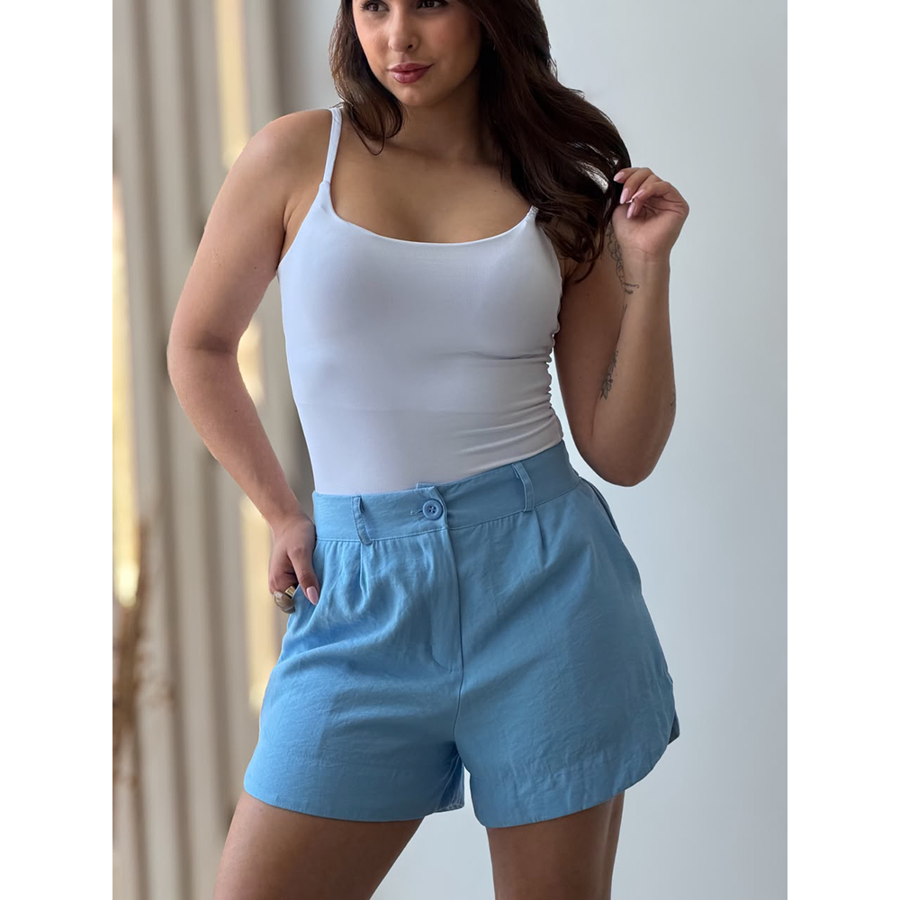 Short Social Marrant Azul