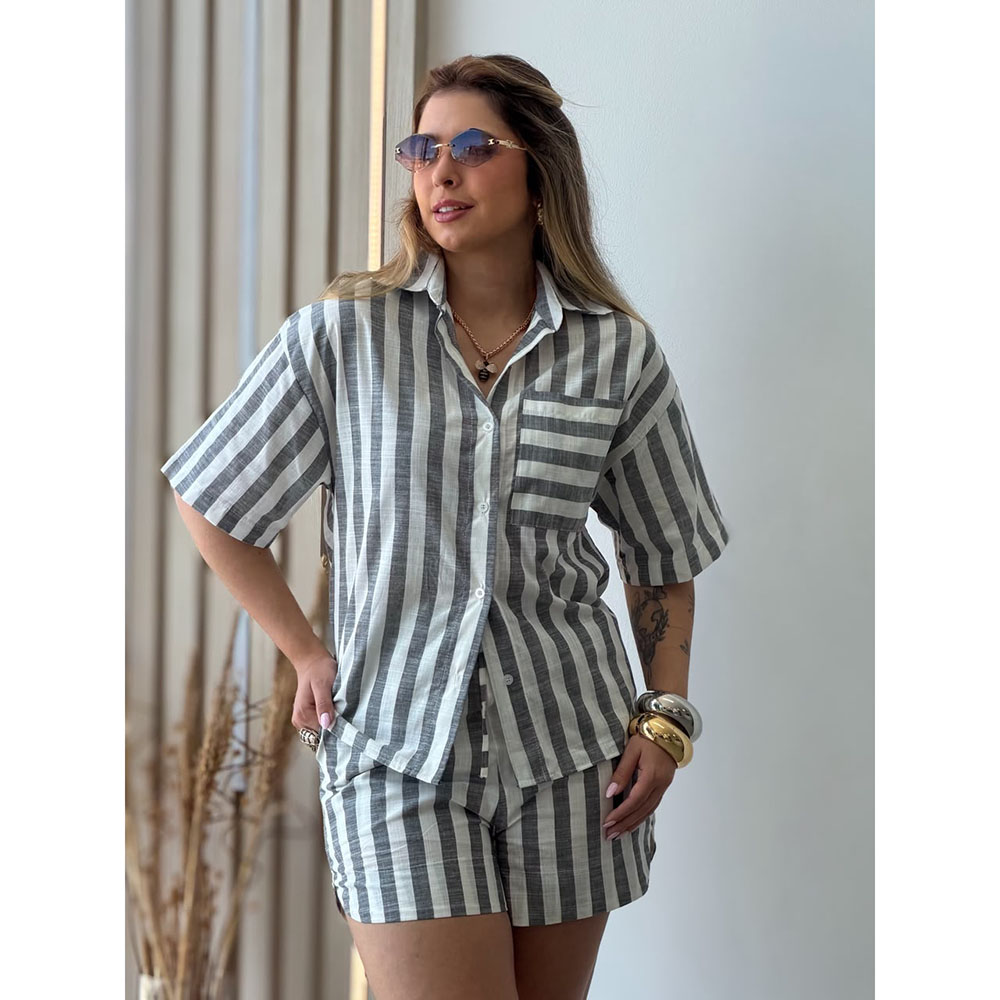 Conjunto Listra Grafite