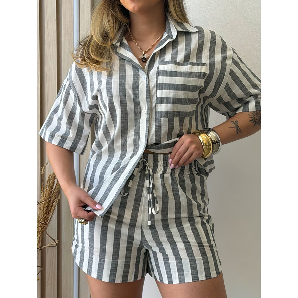 Conjunto Listra Grafite