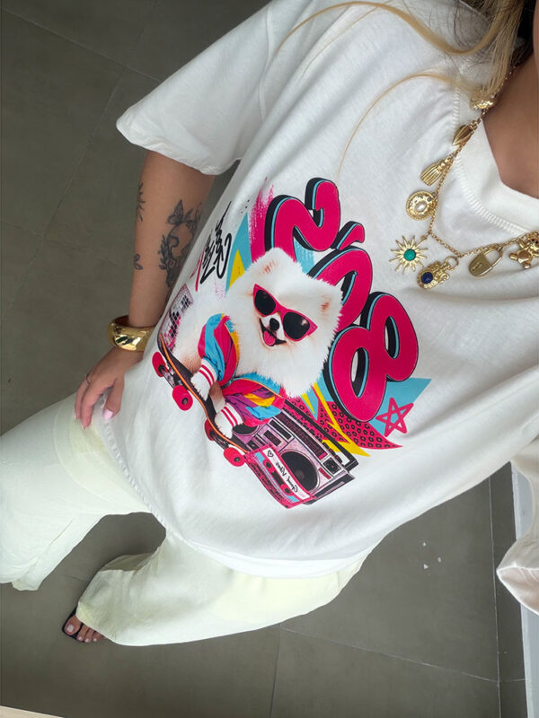 Camiseta Estampa Anos 80