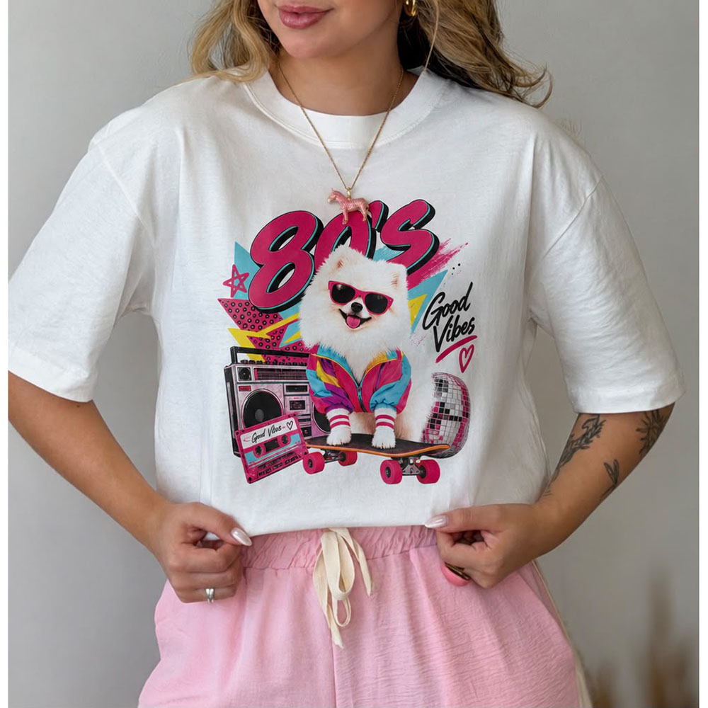 Camiseta Estampa Anos 80