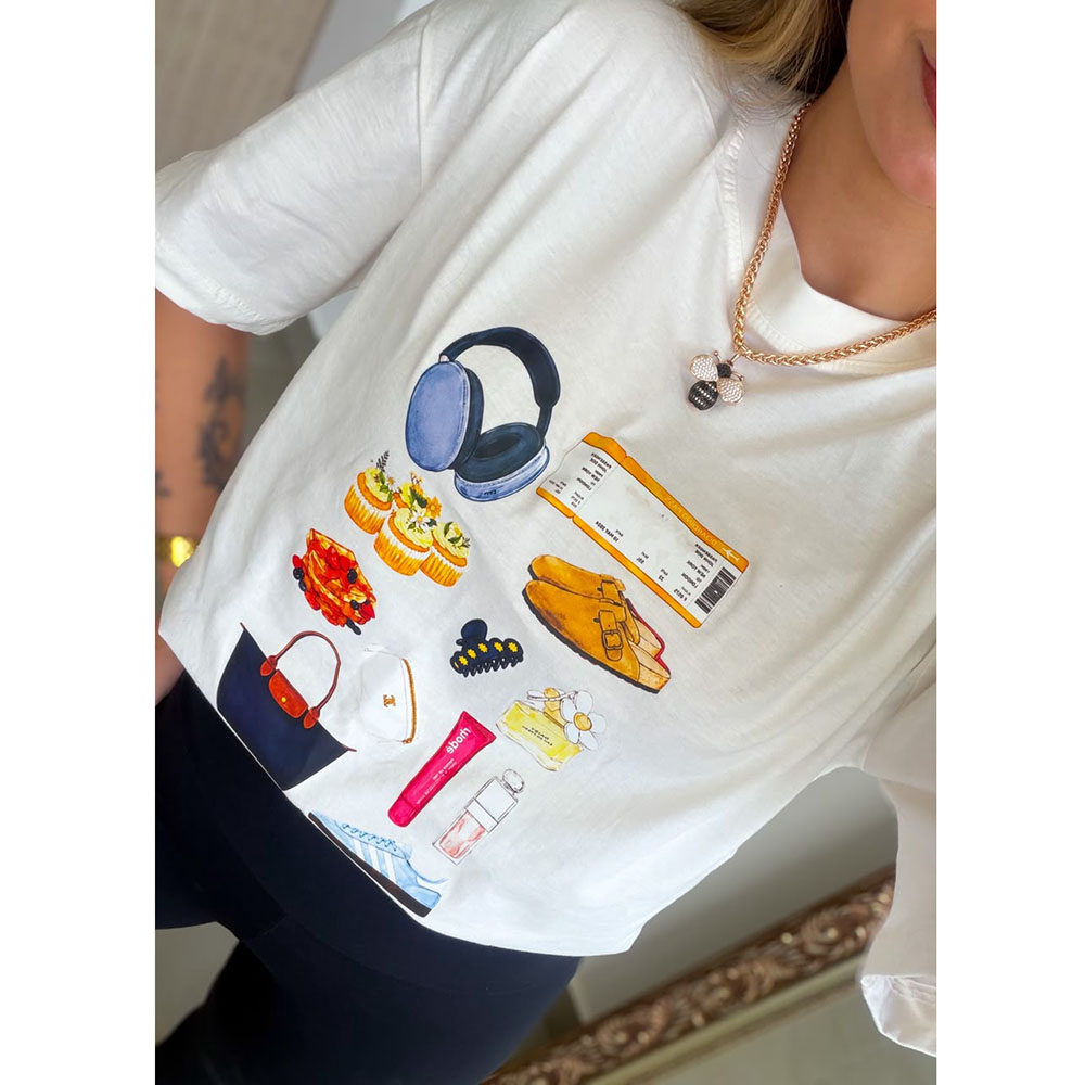 Camiseta Estampa Girls
